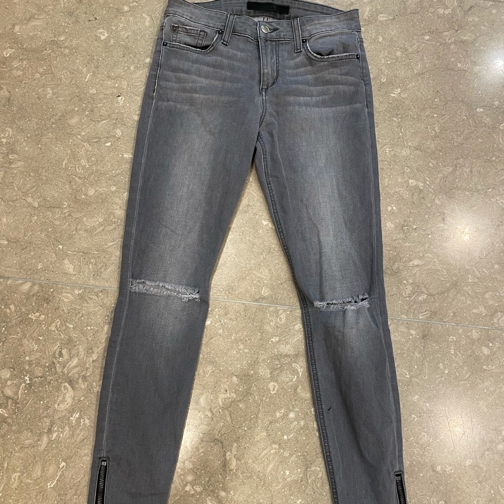Joe’s Jeans with zipper on ankles